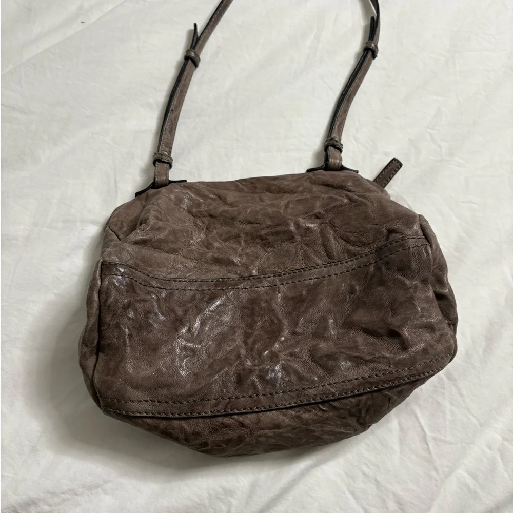 Givenchy mini pandora Taupe Leather Shoulder Bag - Picture 2 of 8
